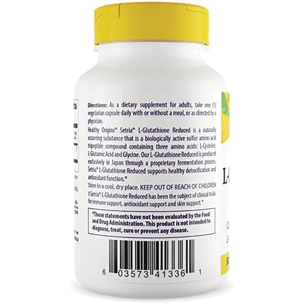 HRG002 | back label of white supplement bottle showing directions, ingredient text and barcode - Thumbnail