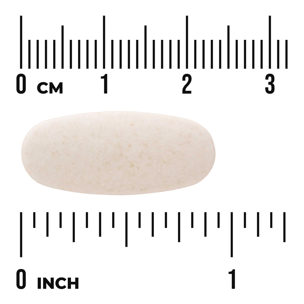 SW287 | White oblong tablet on centimeter and inch rulers showing size - Thumbnail