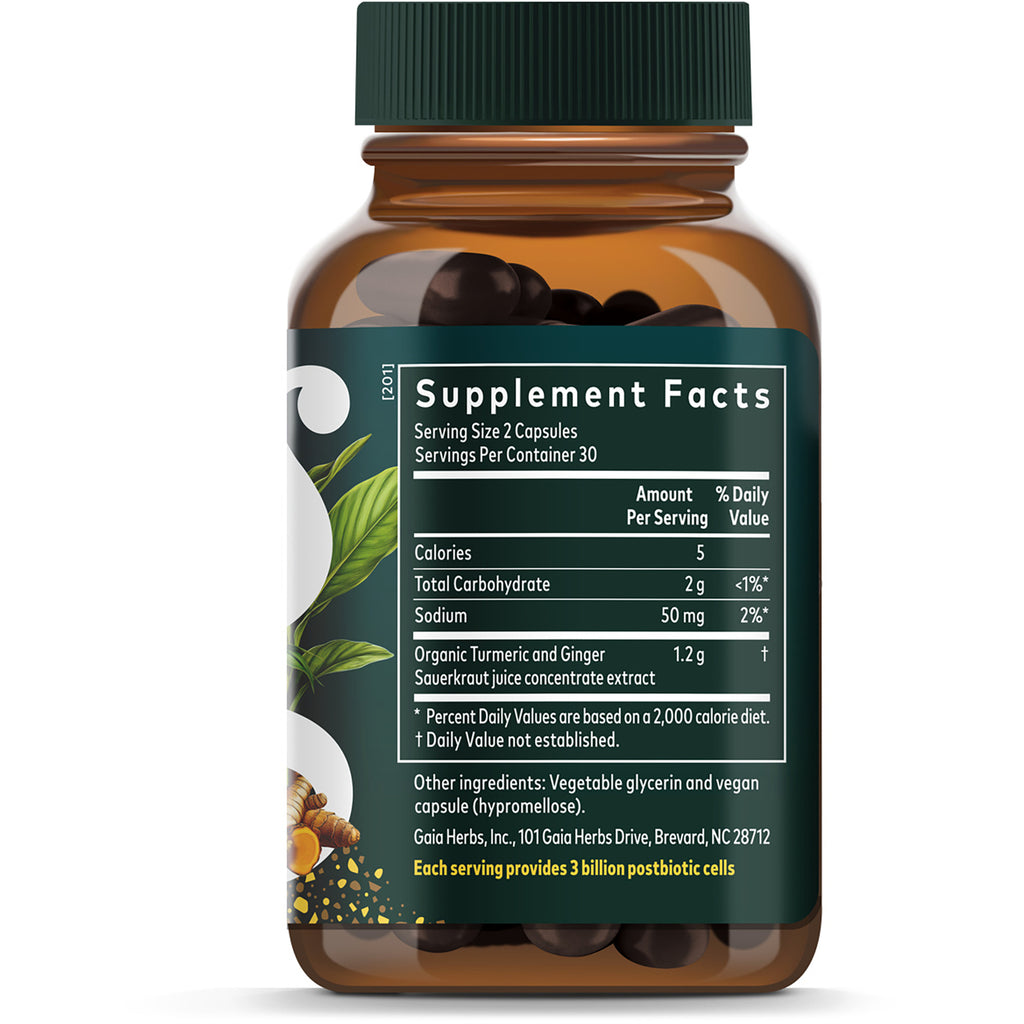 GH165 | Back label showing Supplement Facts panel, ingredients, and Suggested Use instructions - Thumbnail