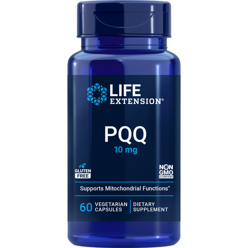 LE083 | Life Extension PQQ Caps bottle, 10 mg pyrroloquinoline quinone, 60 vegetarian capsules - Thumbnail