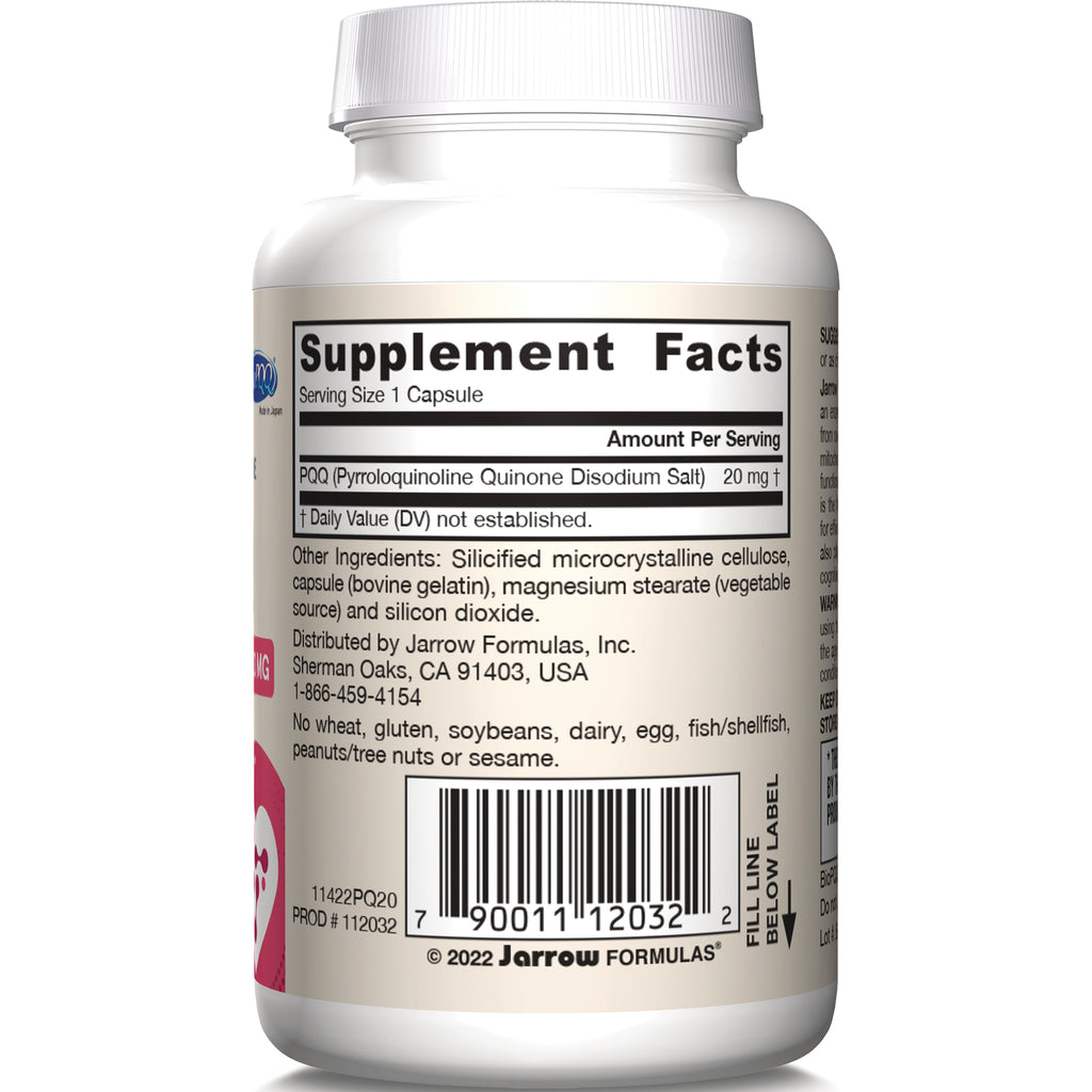 JR263 | Back label showing Supplement Facts serving size 1 capsule, ingredients list and barcode - Thumbnail