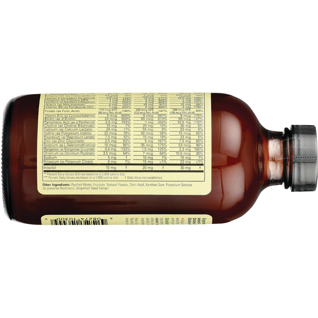 CHL002 | bottle lying on its side showing supplement facts panel, ingredients and barcode on back label - Thumbnail