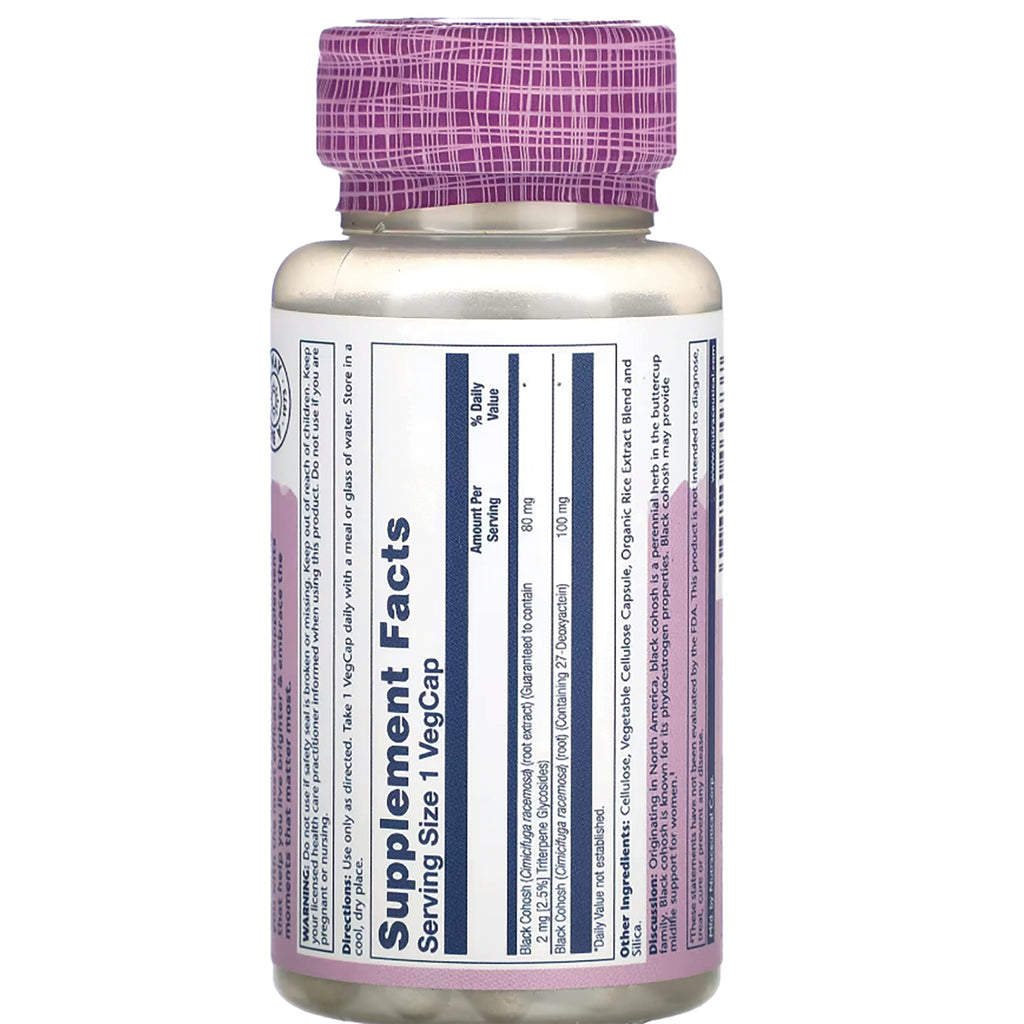 SLR330 | Supplement Facts panel and directions on bottle label (back view) - Thumbnail