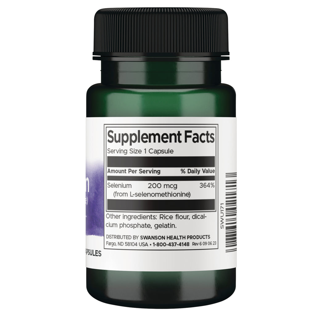 SWU171 | Back label with Supplement Facts - Thumbnail