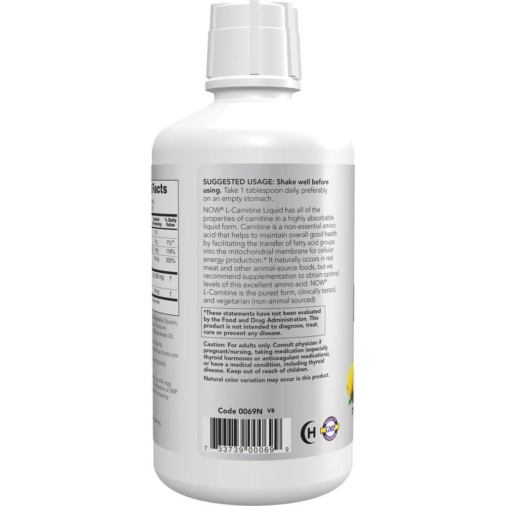 NWF760 | Back label showing suggested usage, caution text and barcode on white supplement bottle - Thumbnail
