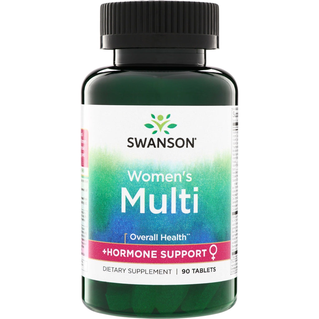 SW799 | Swanson Women's Multi, Overall Health + Hormone Support, 90-tablet bottle - Thumbnail