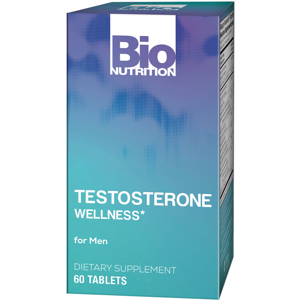 BNN016 | Bio Nutrition Testosterone Wellness dietary supplement box for men, 60 tablets - Thumbnail