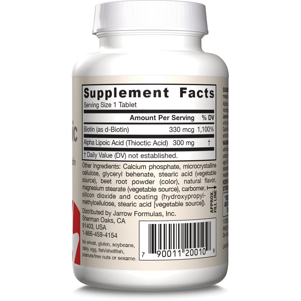 JR004 | Supplement Facts panel showing serving size, nutrient amounts, full ingredients list and barcode - Thumbnail