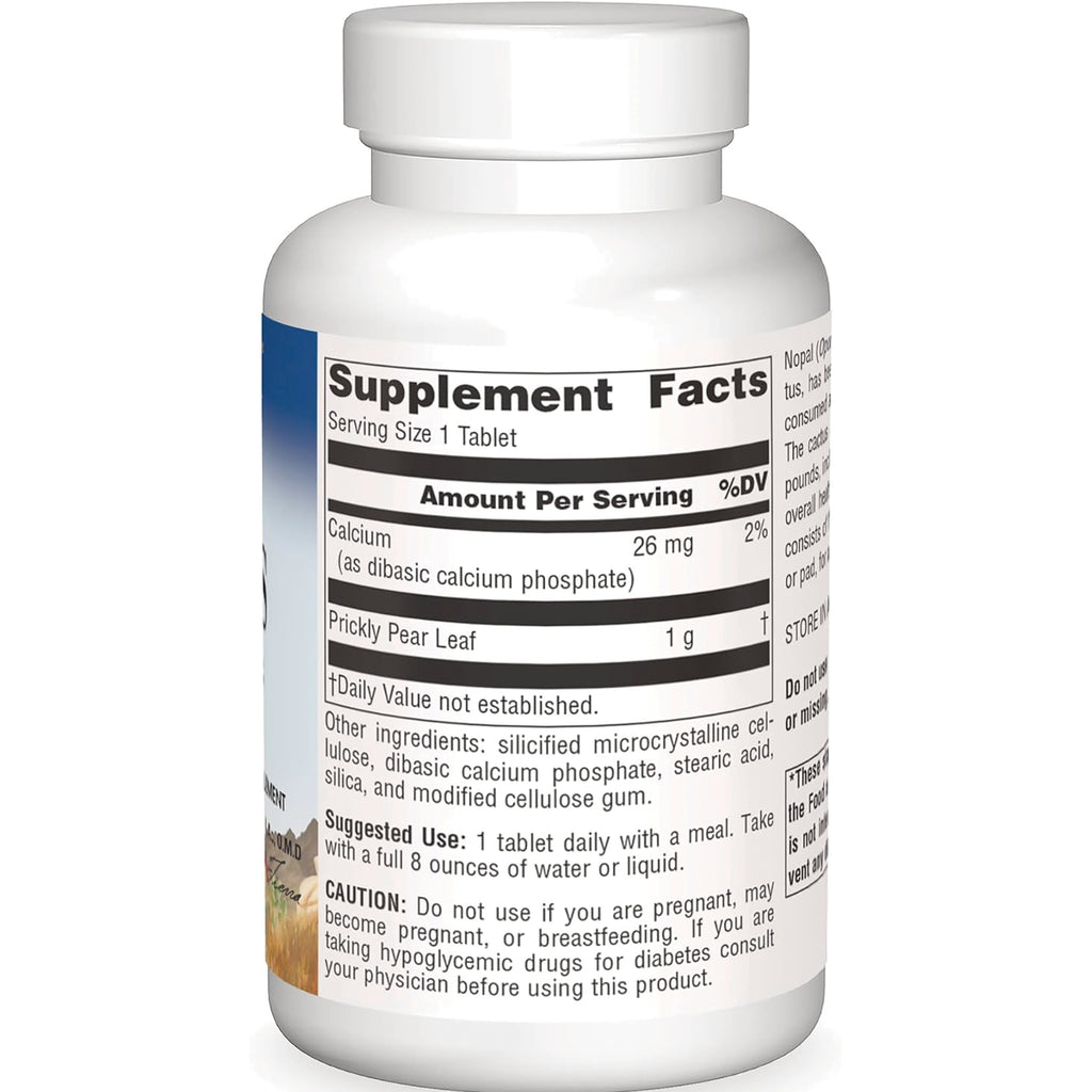 PF227 | Back of white supplement bottle showing Supplement Facts label, serving size and ingredients text - Thumbnail
