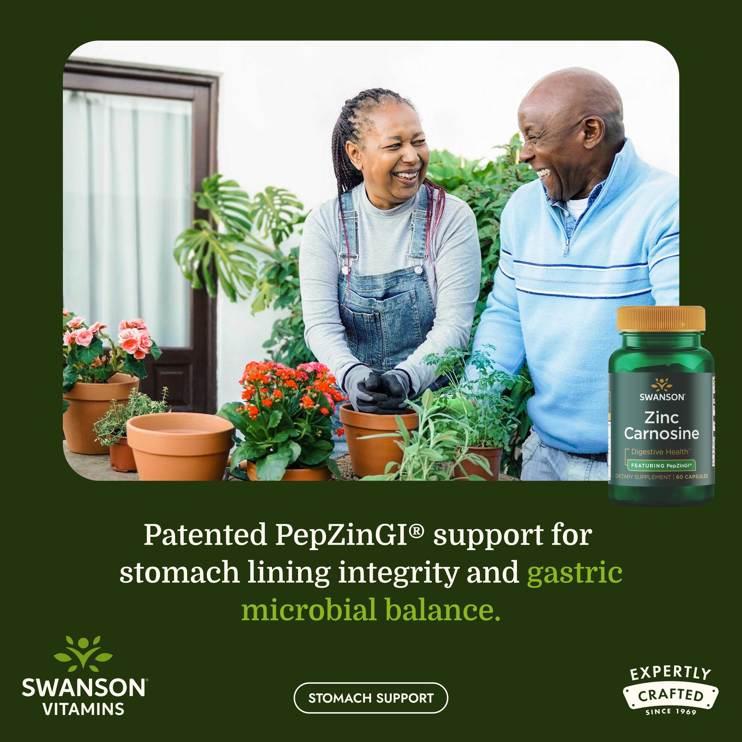 Swanson Vitamins PepZinGI Zinc-Carnosine Digestive Health