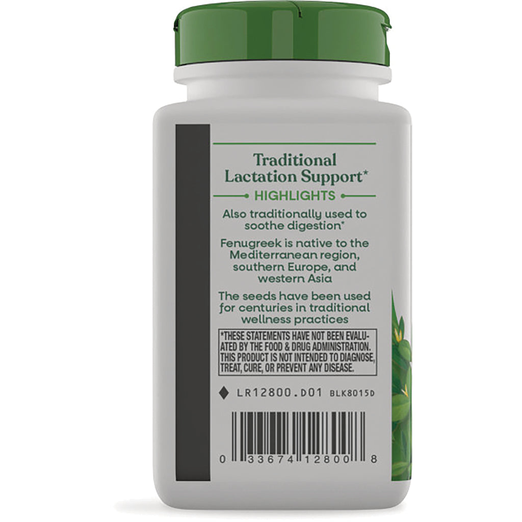 NW135 | Back of white supplement bottle labeled Traditional Lactation Support highlights with usage text and barcode - Thumbnail