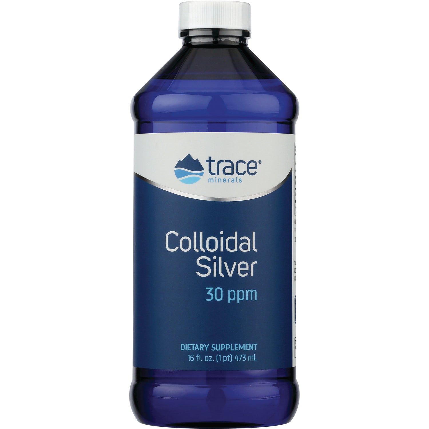 TM096 | Trace Minerals Colloidal Silver 30 ppm, dietary supplement, 16 fl oz bottle
