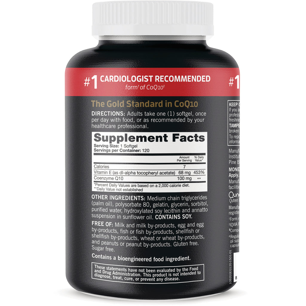 QNL002 | Bottle back showing supplement facts panel, directions, ingredients and contains soy warning - Thumbnail