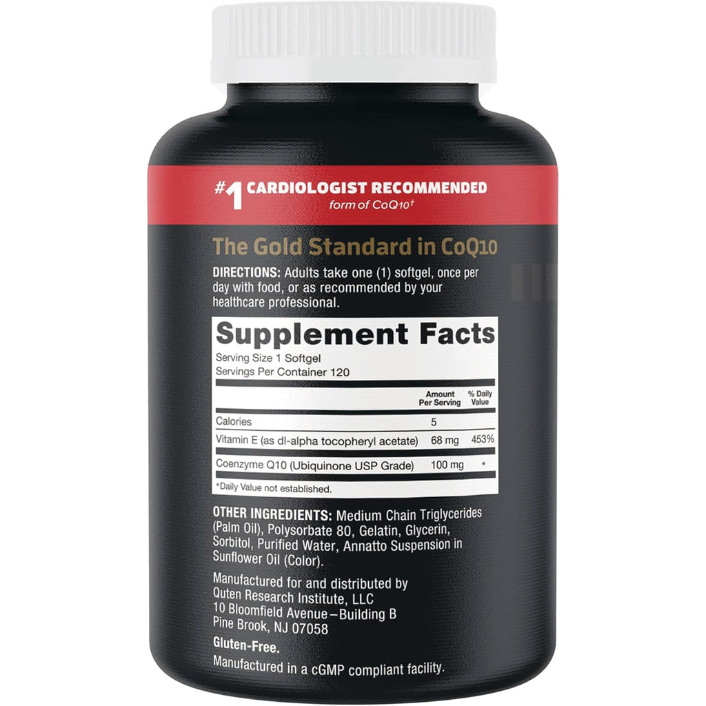 QNL002 | Bottle back showing supplement facts panel, directions, ingredients and contains soy warning - Thumbnail