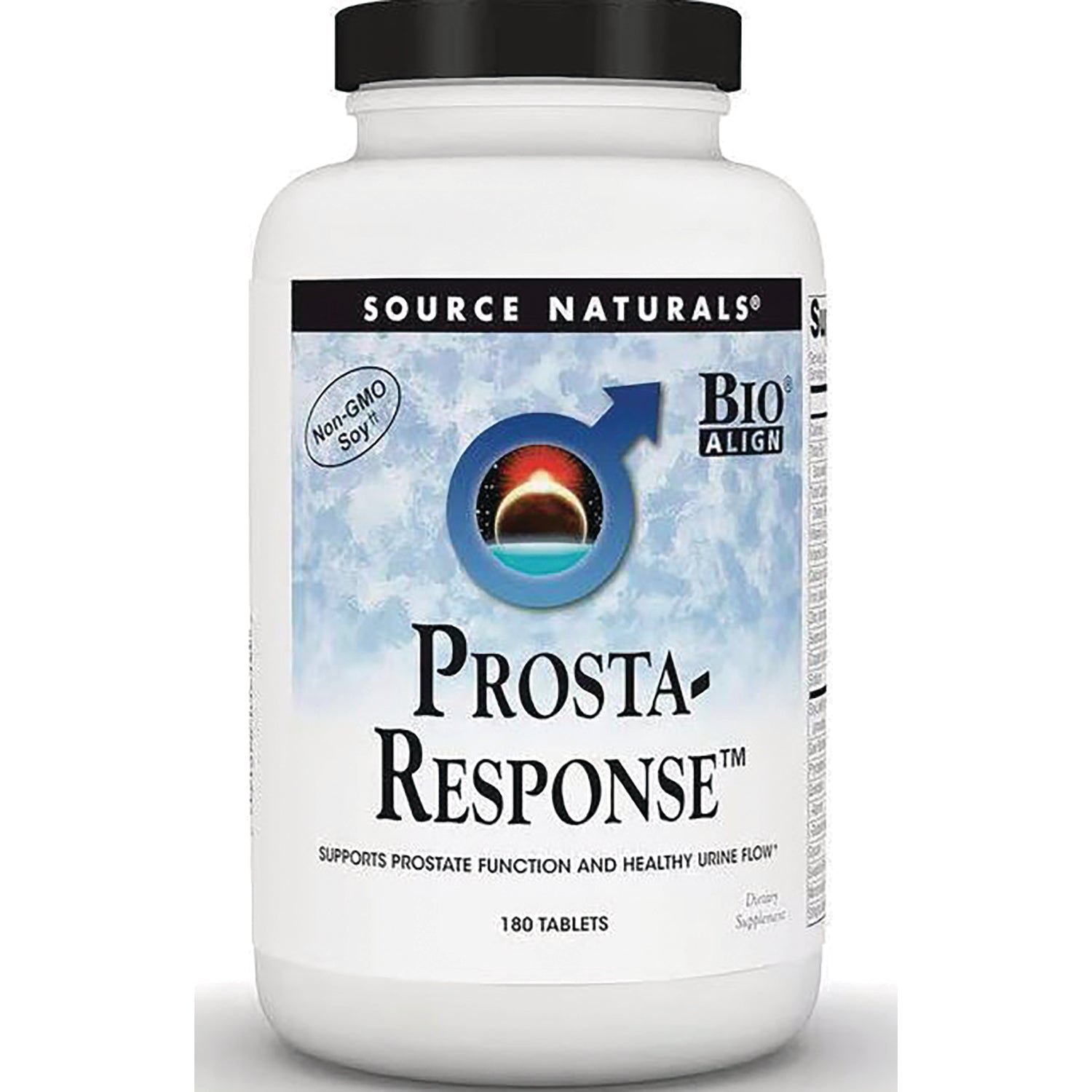 SN973 | Source Naturals Prosta-Response 180 tablets bottle front; supports prostate function and healthy urine flow