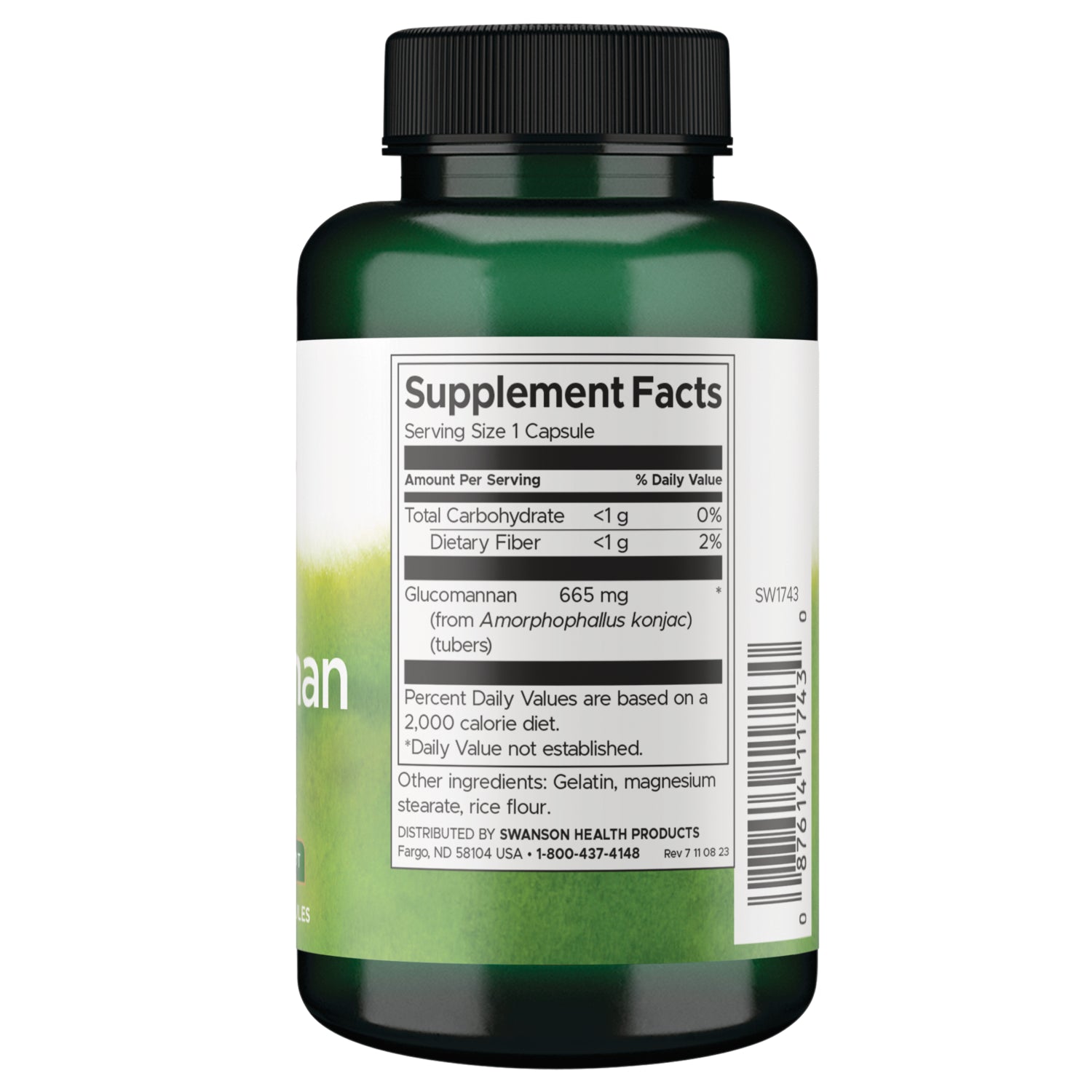 SW1743 | White capsule with size scale showing 03 cm and 01 inch