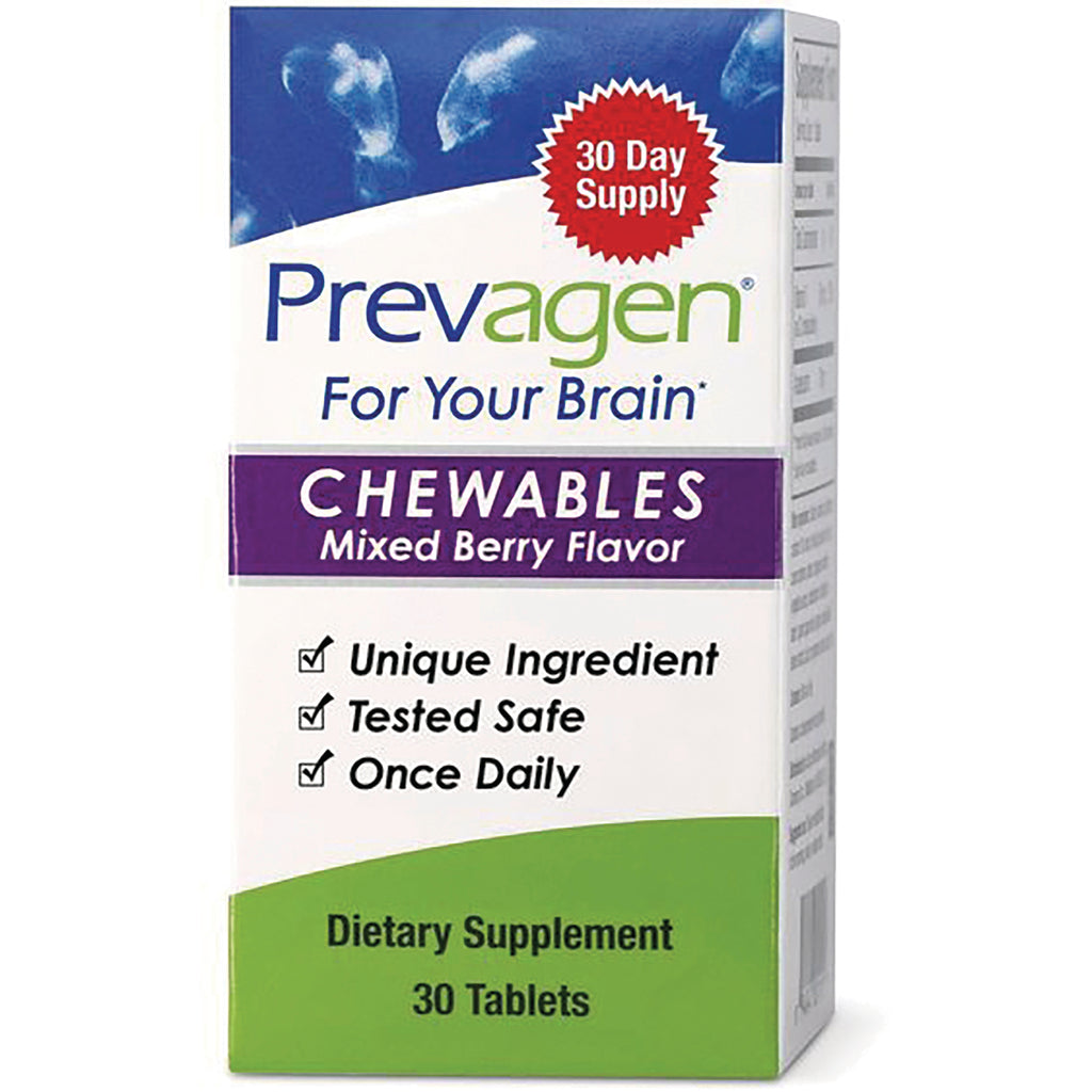 QB004 | Prevagen chewables mixed berry flavor front of box, 30 tablets dietary supplement - Thumbnail