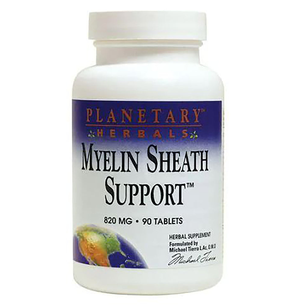 PF120 | Planetary Herbals Myelin Sheath Support bottle, 820 MG, 90 tablets - Thumbnail