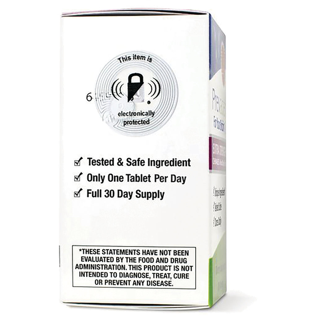 QB007 | side panel infographic showing electronically protected icon and checklist: Tested & Safe Ingredient; Only One Tablet Per Day; Full 30 Day Supply - Thumbnail