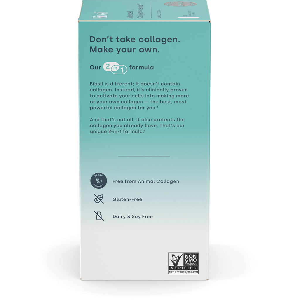 NFC055 | Biosil box back panel showing GENERATE PROTECT headline, product description text and icons - Thumbnail