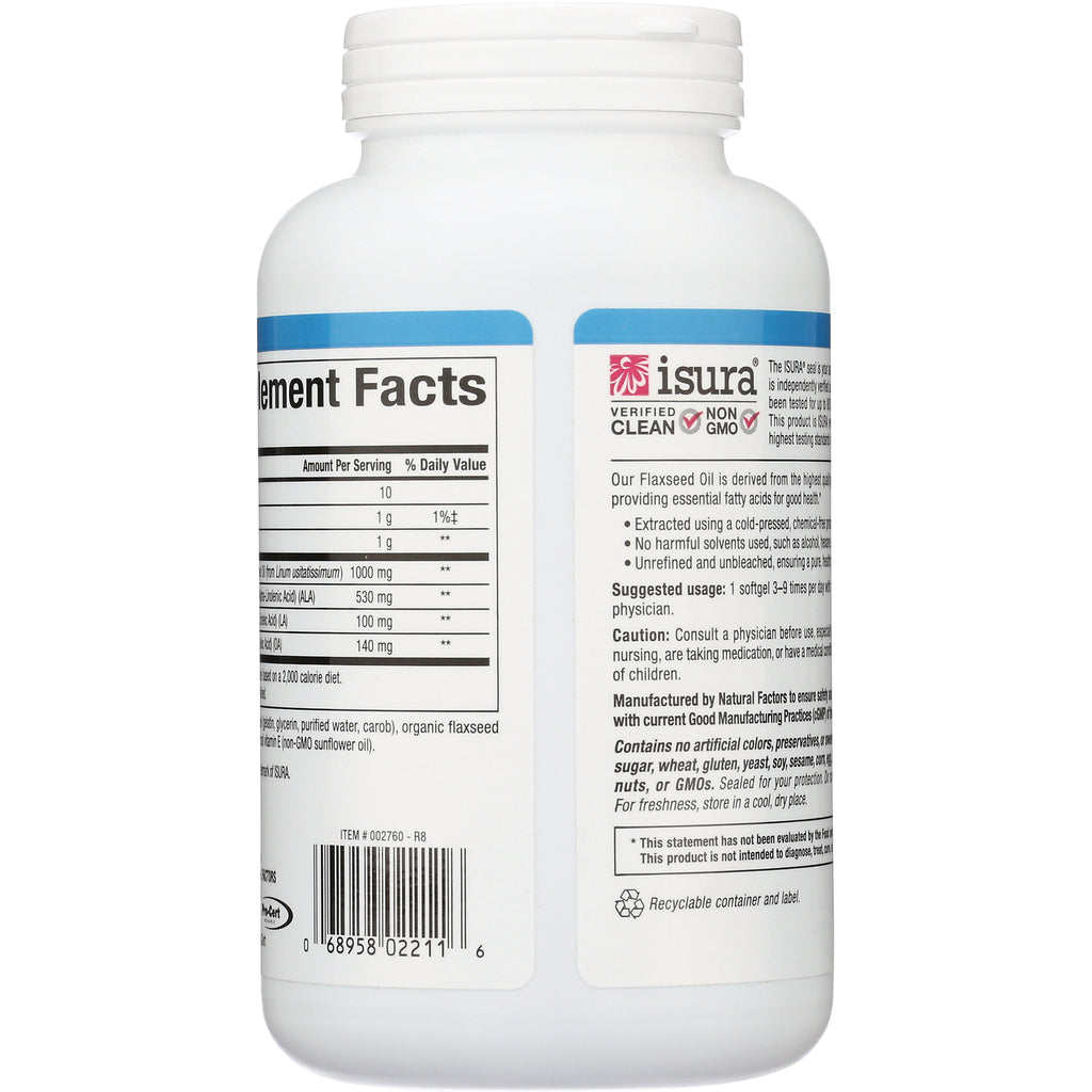 NFC156 | back label of white supplement bottle showing Supplement Facts, ingredients and barcode - Thumbnail