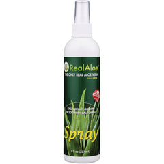 RA006 | RealAloe spray bottle with green aloe label and 8 fl oz size