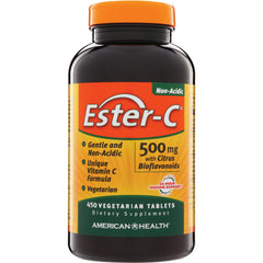 AM121 | American Health Ester-C 500 mg with Citrus Bioflavonoids, 450 vegetarian tablets