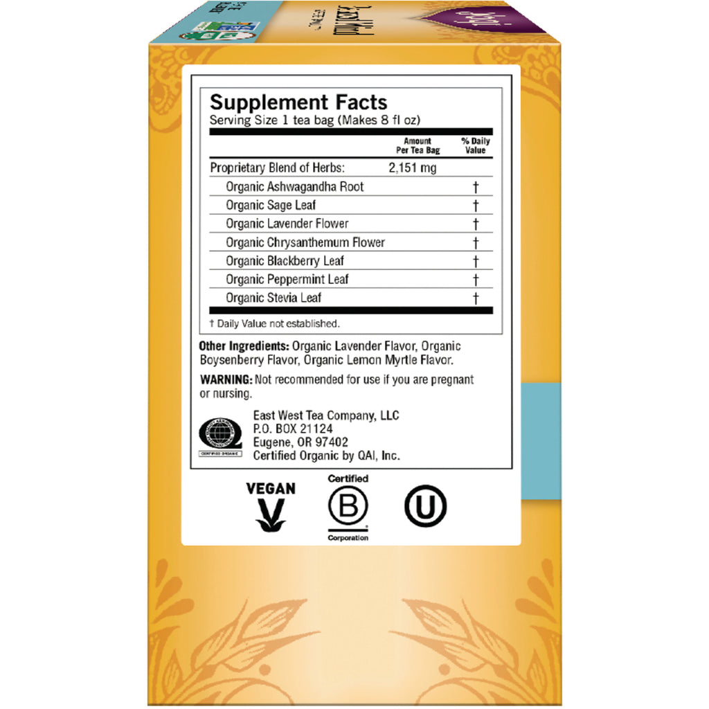 AHW036 | Supplement Facts back panel listing proprietary blend, other ingredients, and vegan/certified icons - Thumbnail