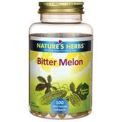 ZA192 | Nature's Herbs Bitter Melon herbal supplement, 100 vegetarian capsules