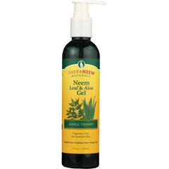 OGX013 | Theraneem Naturals Neem Leaf & Aloe Gel pump bottle, Gentle Therap, 8 fl oz