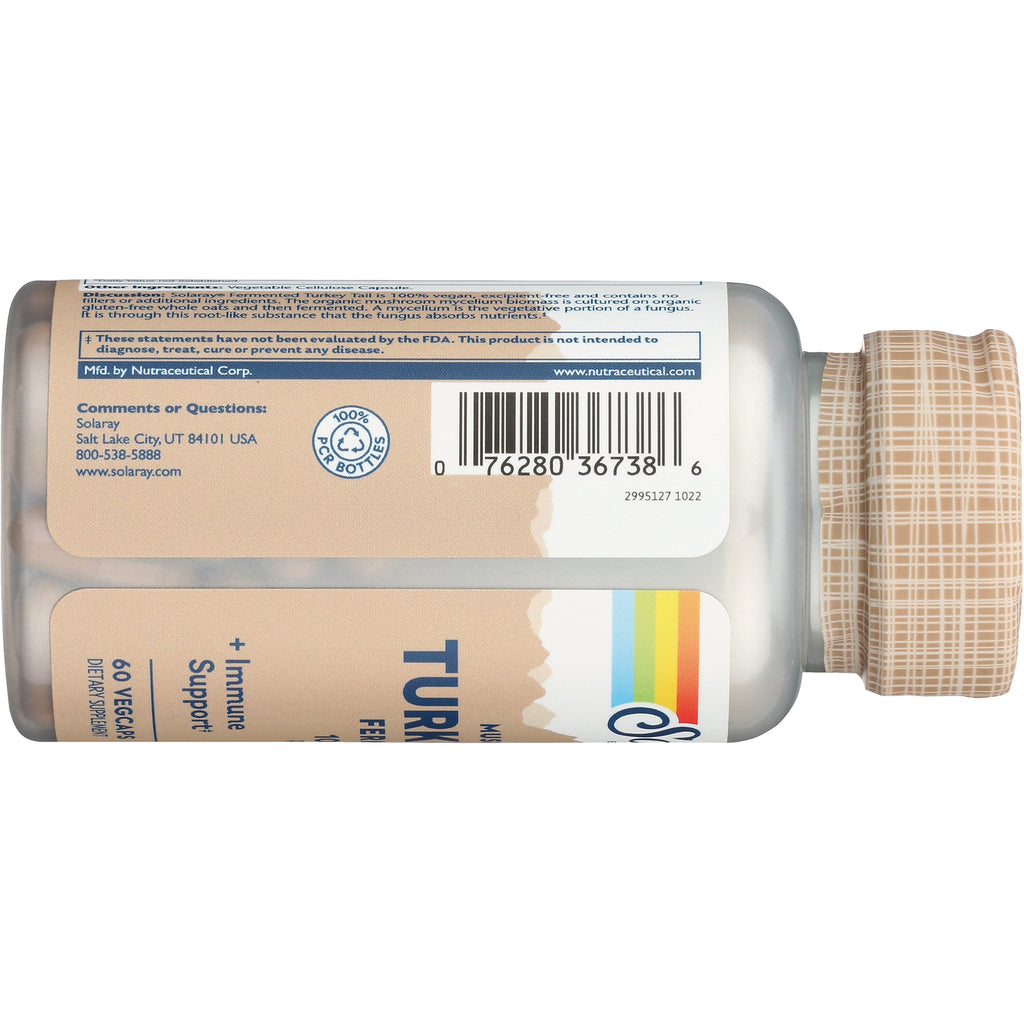 SLR467 | horizontal supplement bottle showing product infographic and barcode with contact details on back label - Thumbnail