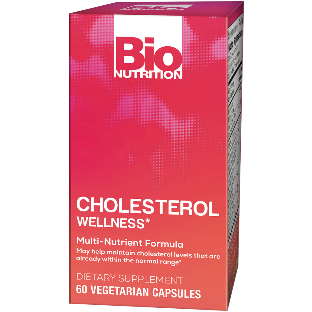 BNN027 | Bio Nutrition Cholesterol Wellness multi-nutrient formula box, 60 vegetarian capsules - Thumbnail