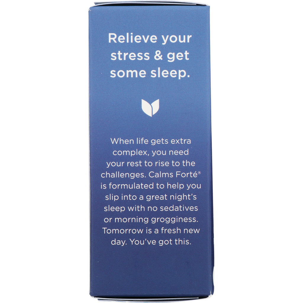 HY243 | Blue box side reading Relieve your stress & get some sleep and a paragraph about Calms Fort sleep benefits - Thumbnail