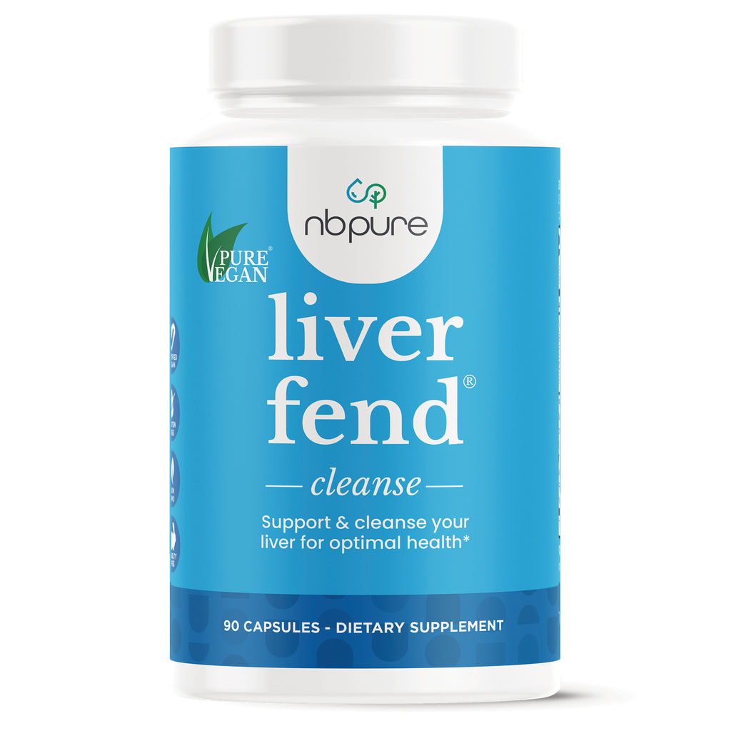 ARL009 | nbpure Liver Fend cleanse bottle with blue label, 90 capsules dietary supplement - Thumbnail