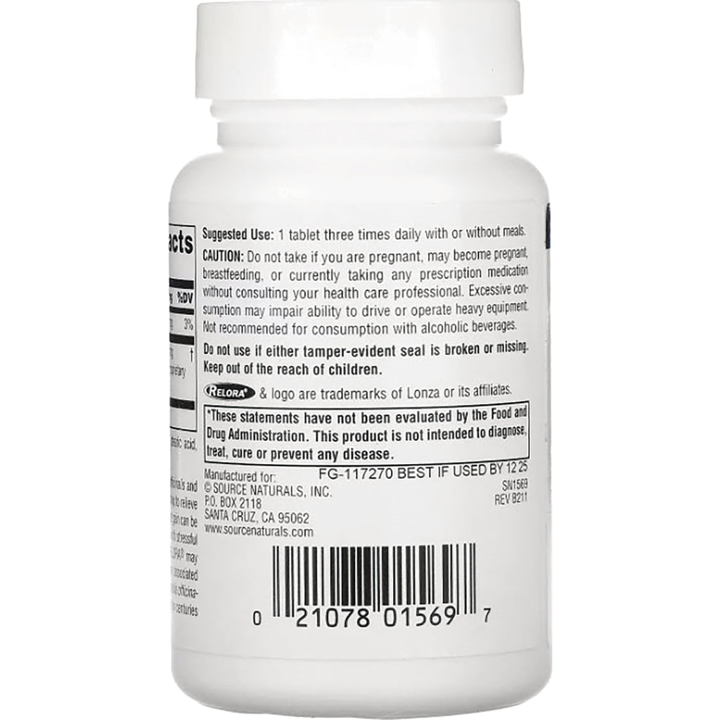 SN493 | Back label with suggested use, caution statement, and barcode - Thumbnail