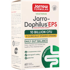 JR019 | Jarrow Formulas Jarro-Dophilus EPS probiotic, 10 Billion CFU, 60 veggie capsules