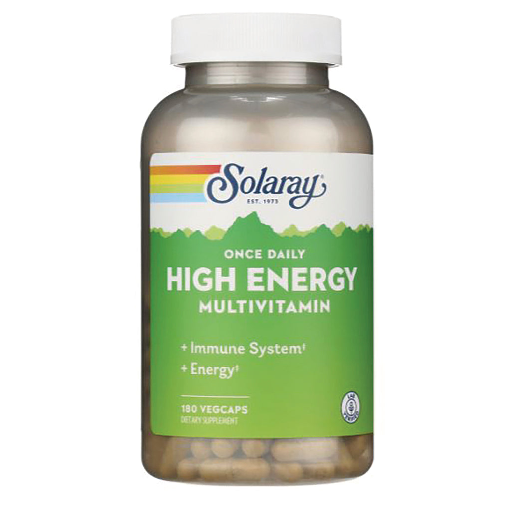 SLR456 | Solaray Once Daily High Energy Multivitamin, 180 VegCaps - Thumbnail