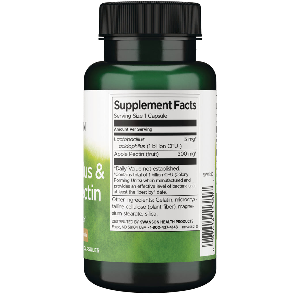 SW1380 | Back label with Supplement Facts - Thumbnail
