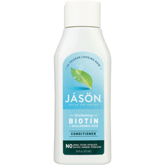 JC013 | White bottle of JSN thickening BIOTIN + HYALURONIC ACID conditioner, front label