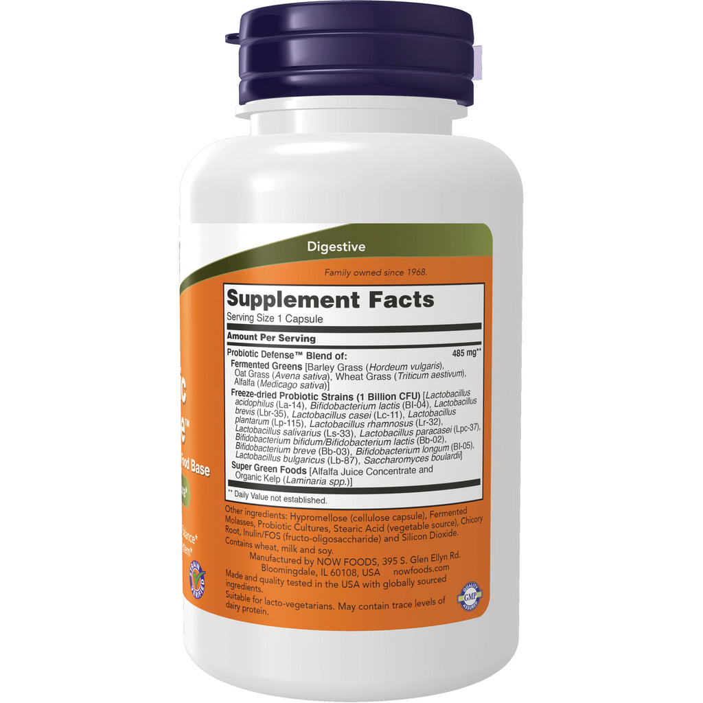 NWF775 | Back of white supplement bottle showing Supplement Facts panel and ingredients label - Thumbnail