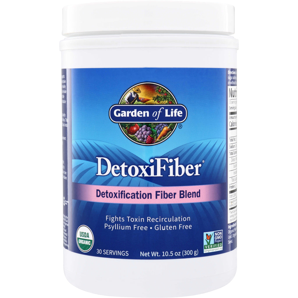 GLF081 | Garden of Life DetoxiFiber detoxification fiber blend, 30 servings, 10.5 oz - Thumbnail