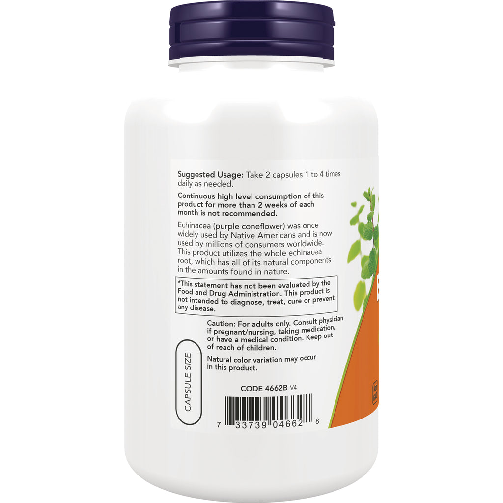NWF672 | White supplement bottle back label showing suggested usage, warnings, barcode and capsule size - Thumbnail