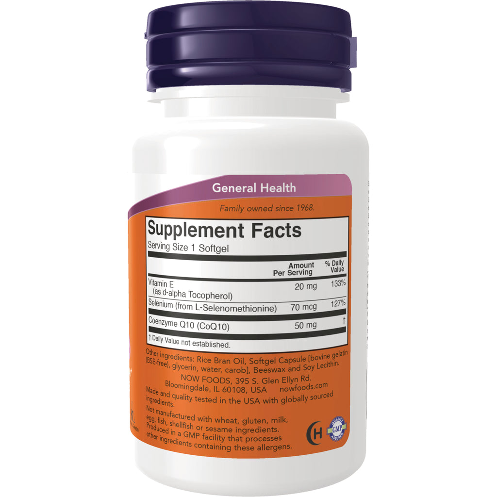 NWF738 | Back of white supplement bottle showing Supplement Facts panel and ingredient text - Thumbnail