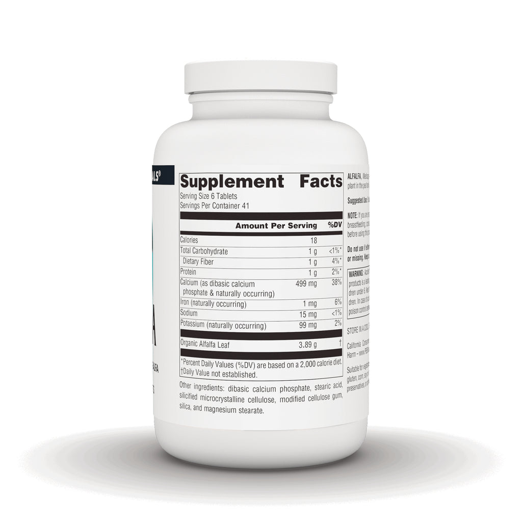 SN525 | Back label showing Supplement Facts panel and ingredients - Thumbnail