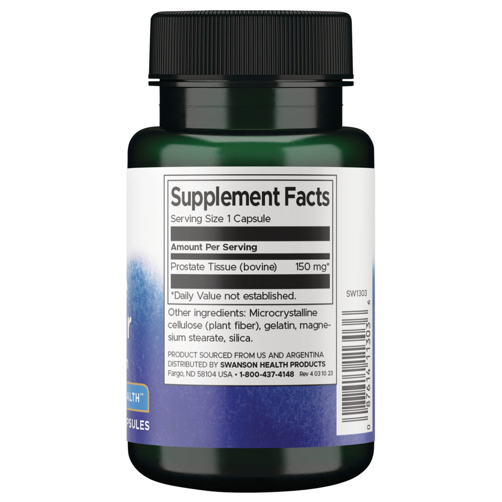 SW1303 | Back label with Supplement Facts - Thumbnail