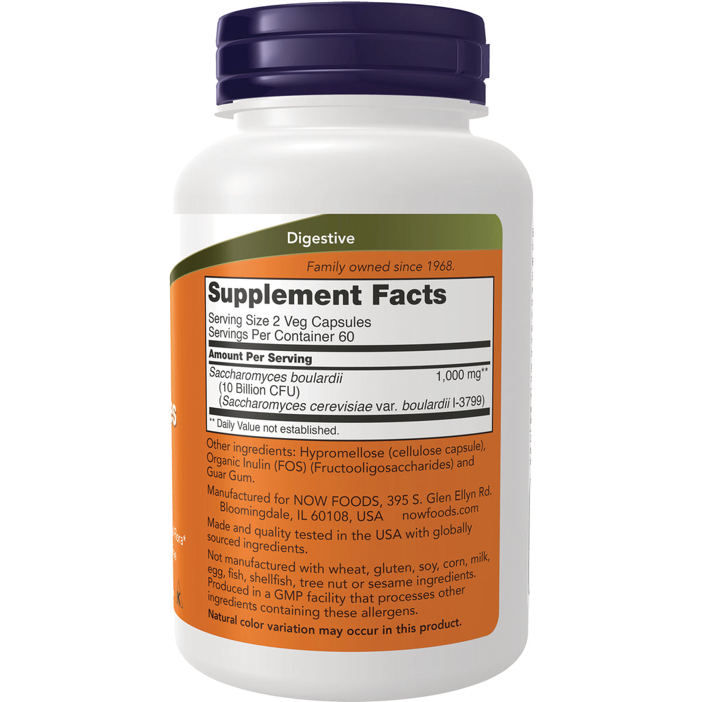 NWF1467 | Back label of white supplement bottle with purple cap showing Supplement Facts panel and ingredient text - Thumbnail