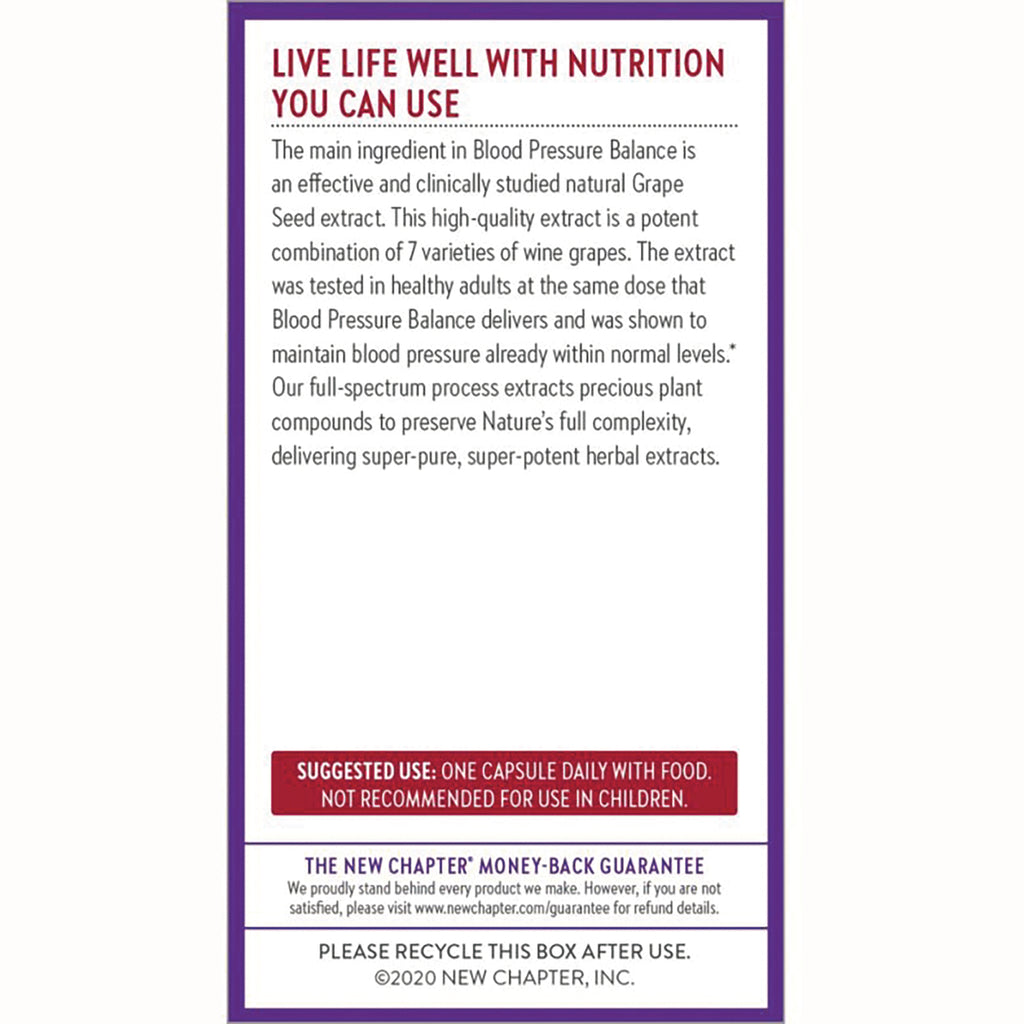 NWC283 | Back panel with product description and suggested use ONE CAPSULE DAILY WITH FOOD - Thumbnail