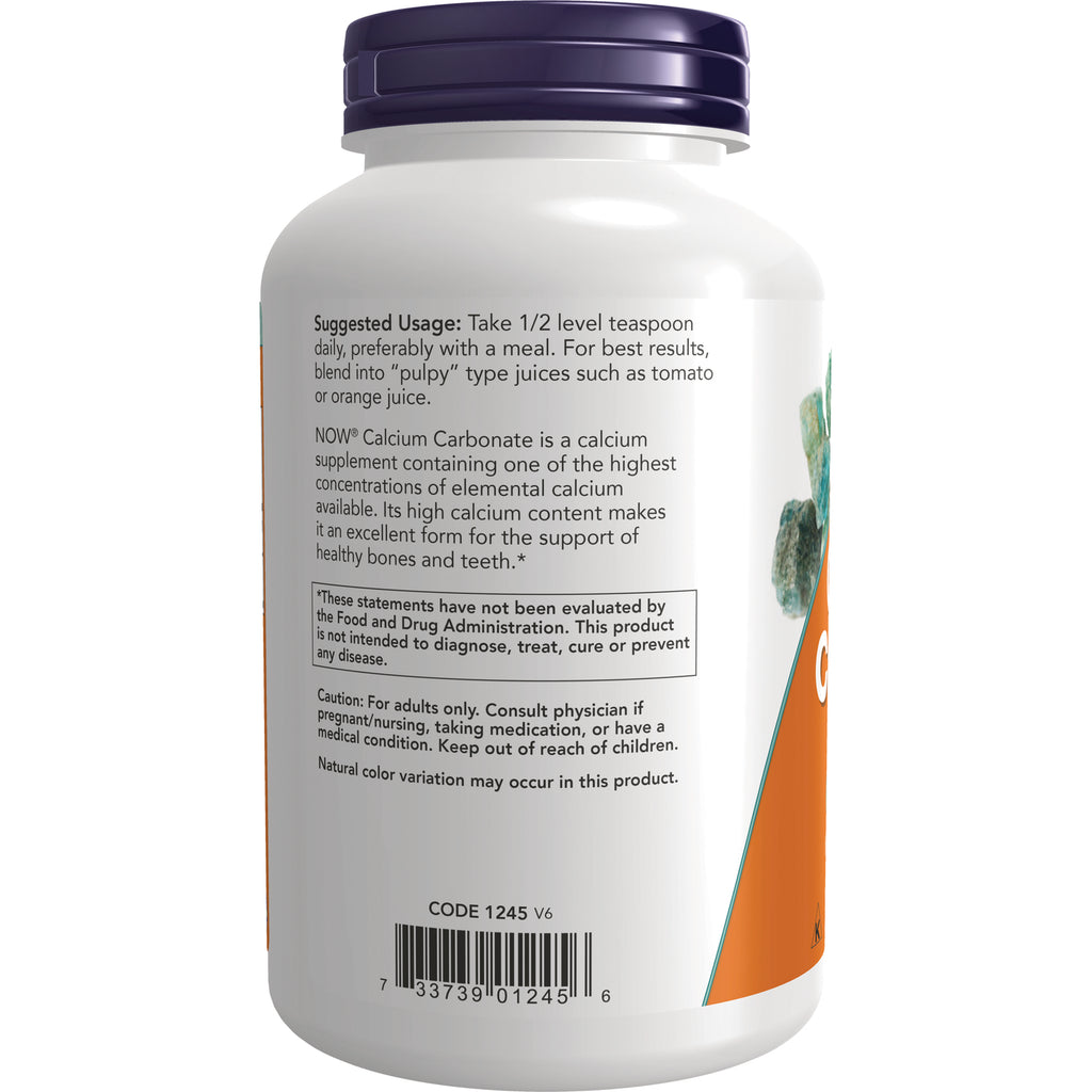 NWF802 | Back label of white supplement bottle showing suggested usage, warnings, and barcode - Thumbnail