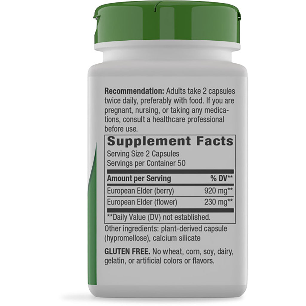 NW390 | back label of supplement bottle showing Supplement Facts panel, serving size, ingredients, and dosage recommendations - Thumbnail