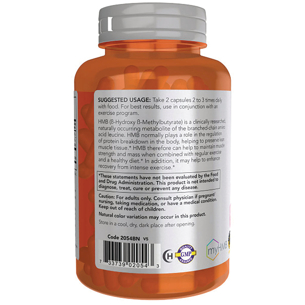 NWF1305 | Back label of amber supplement bottle showing suggested usage, warnings, and barcode - Thumbnail